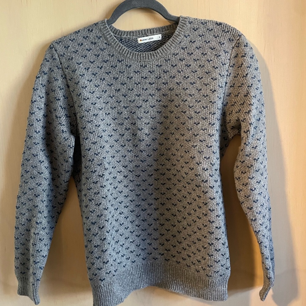 Marine layer sweater